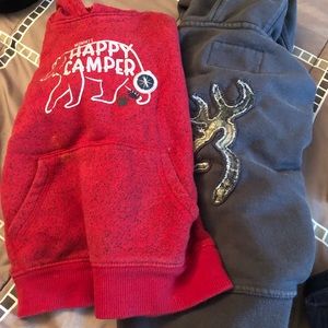 3T boys hoodie and zip up